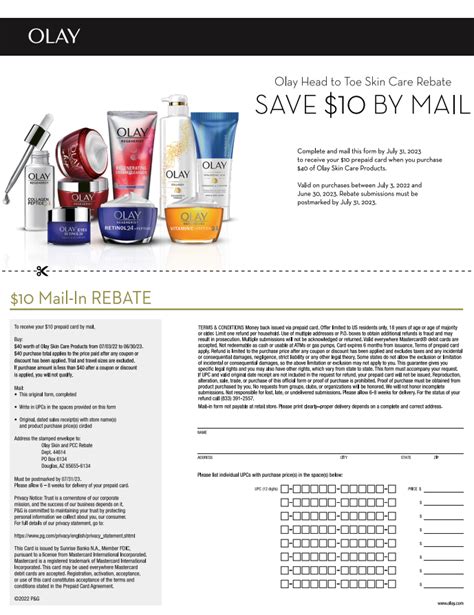 olay rebates|$15 olay rebate form.
